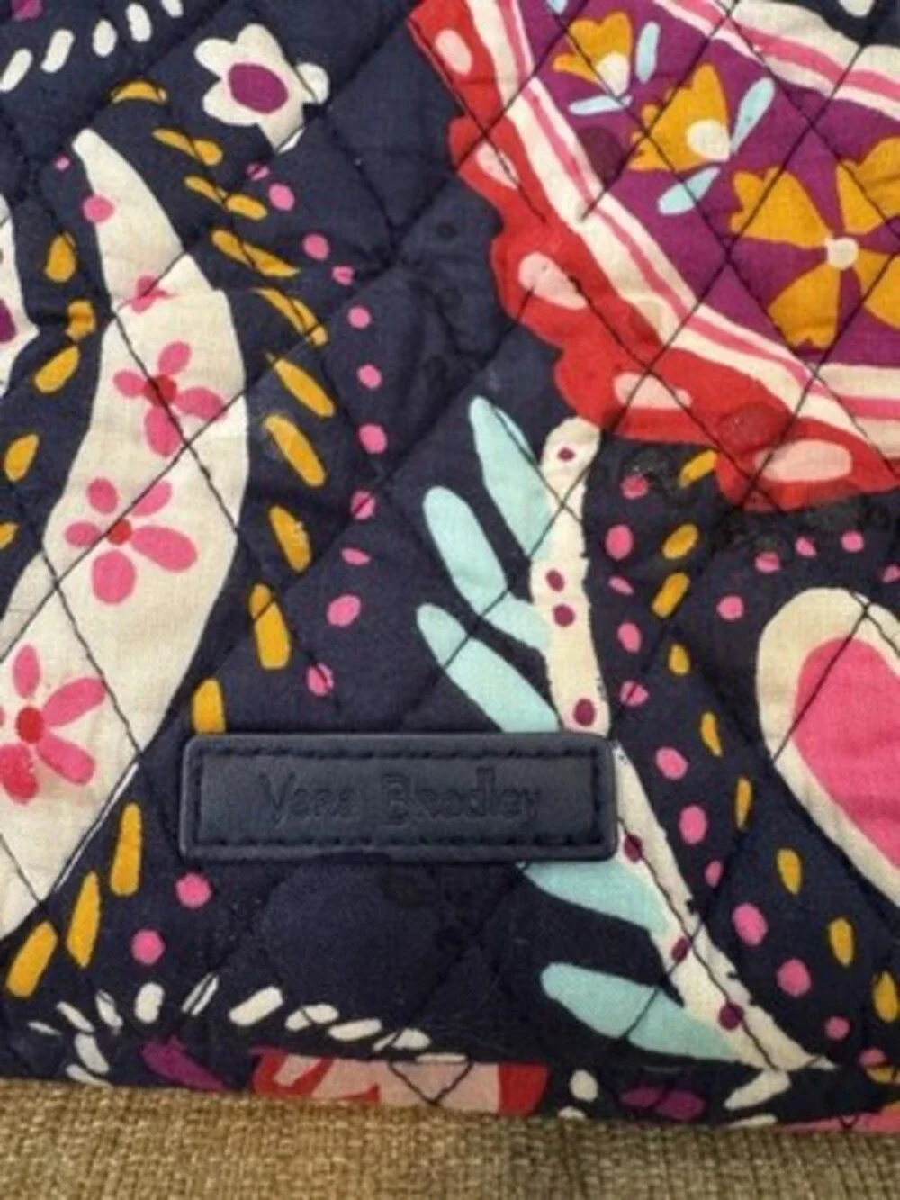 Vera Bradley Turnlock Tote Bag in “Painted Paisley